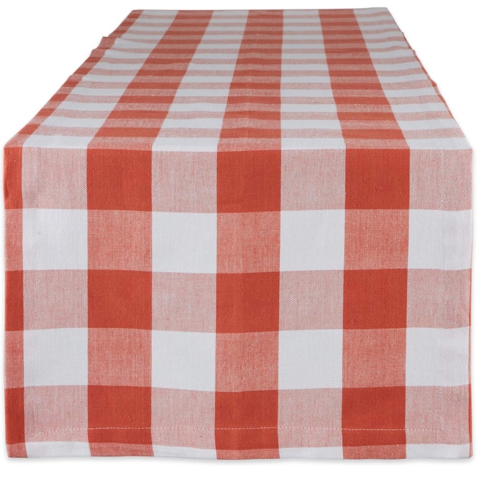 Red Buffalo Check Table Runner